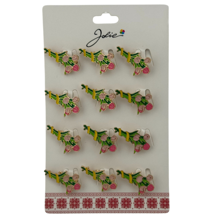 Seturi Brose - Set 12 Brose Martisor Primavara, Jolie, Model Buchet de Lalele
