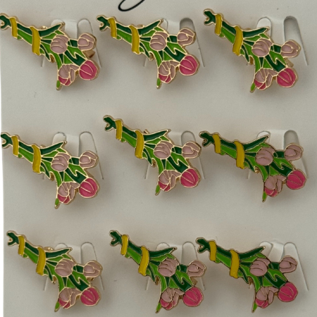 Set 12 Brose Martisor Primavara, Jolie, Model Buchet de Lalele [3]