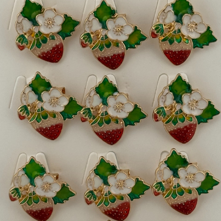 Set 12 Brose Martisor Primavara, Jolie, Model Capsuna Inflorita [3]