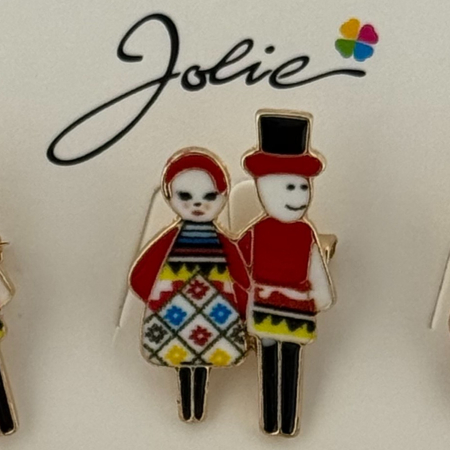 Set 12 Brose Martisor Primavara, Jolie, Model Cuplu Traditional, Multicolor [3]