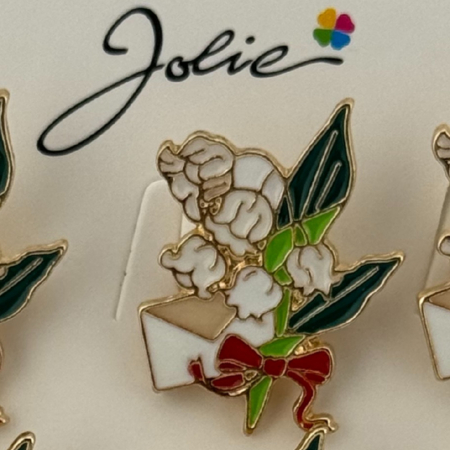 Set 12 Brose Martisor Primavara, Jolie, Model Flori Lacrimioare si Scrisoare [1]
