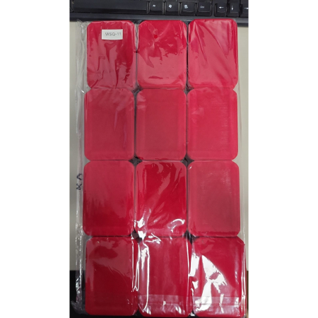 Ambalaje Martisor - Set 12 Cutii de Bijuterii, Catifea rosie , 7 x 10 cm