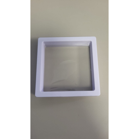 Ambalaje Martisor - Set 12 Cutii pentru Martisoare/Brose, Prezentare 3d, Alb, 8.5 x 8.5 cm