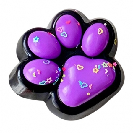 Set 12 Jucarii Antistres Squishy, Flippy, cu Revenire Lenta, Model Labuta de Pisica, 6.8x6.2 cm, 55g, Ambalaj Transparent, 4 Culori [9]