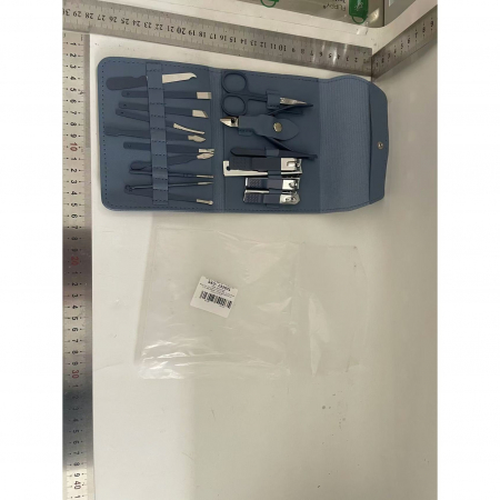 Set 16 Piese de Ingrijire a Unghiilor, Flippy, Gentuta de Depozitare, Albastru [1]