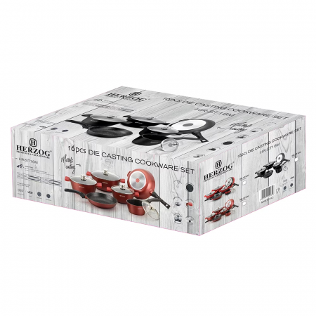 Set 16 piese HR-ST16M, acoperire din marmura [1]