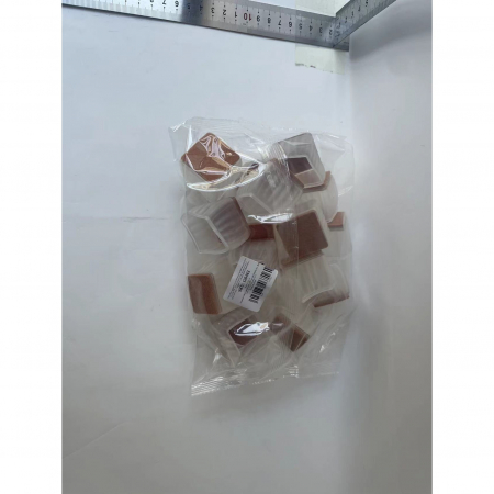 Set 16 Protectii pentru Picioare Scaun si Podea, Flippy, Universale din Silicon, Model Patrat, Alb Transparent [3]