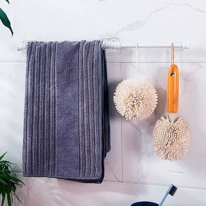 Set 2 Carlige Adezive Transparente, Flippy, Rezistente la Apa, 5 kg, Plastic, 6x6x4 cm [7]