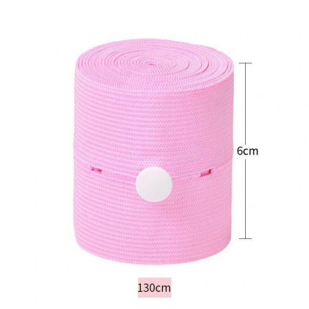Set 2 Centuri de Monitorizare a Ritmului Cardiac Fetal, Flippy, Material Moale si Elastic, 6 x 130 cm, Roz [3]