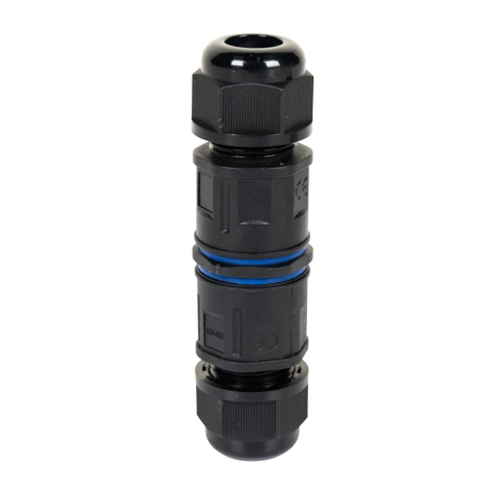 Set 2 conectori cablu Detoolz, ermetici, Ø22x72mm, 4 pini, clasa de etanseitate IP68 [2]