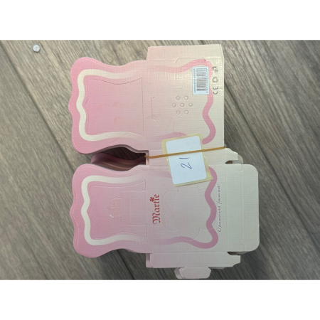 Ambalaje Martisor - Set 200 Bucati Ambalaje de Carton pentru Martisoare, Flippy, Cutii Brosa, Model Gentuta, Roz Deschis