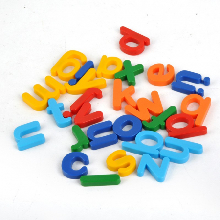 Set 26 Litere, Flippy, Magnetice, pentru Frigider, din Plastic, +3 Ani, 13 x 18 x 14 cm, Multicolor [5]