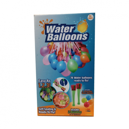 Set 2x Pistol cu Apa pentru Copii, Flippy, 6ani+, cu baloane de apa, Albastru + Roz, 1x 600 ML + 1x 550 ML [11]