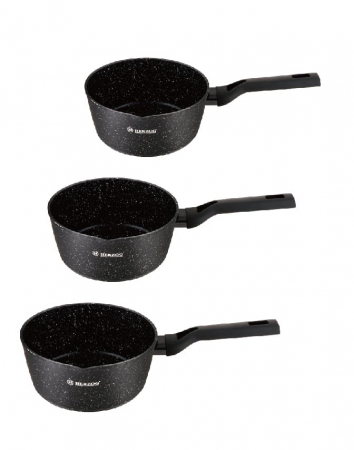 Pentru Casa si Camping - Set 3 cratite pentru lapte HR-2619, 16-18-20cm/1.3-1.8-2.5L