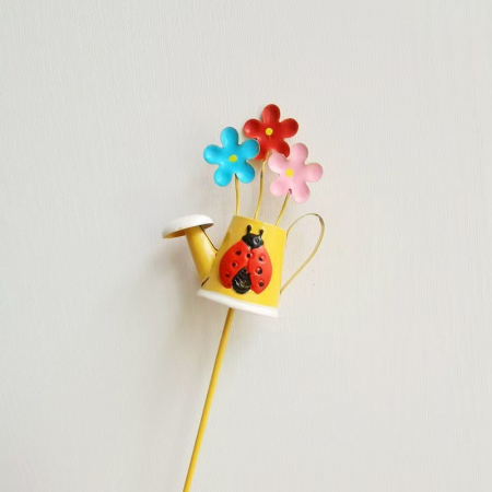 Set 3 Decoratiuni de Gradina, Flippy, Model Stropitoare, din Fier, 28 x 5 cm, Multicolor [4]