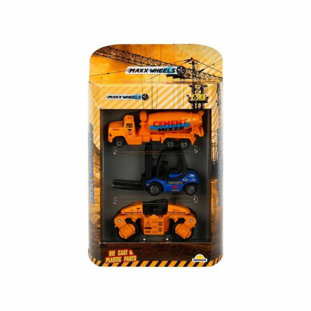 Set 3 masinute de constructie, Maxx Wheels [2]