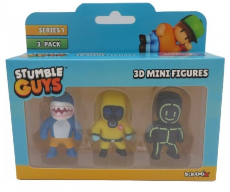 Jucarii, Copii & Bebe - Set 3 mini figurine Stumble Guys, 3D Seria 1