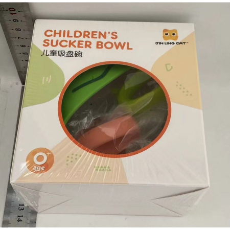 Set 3 Piese Diversificare Bebelusi si Copii, Flippy, Bol, Lingura si Furculita, Model Broscuta, din Silicon si Otel Inoxidabil, Verde [1]