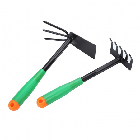 Set 4 Unelte de Gradina Flippy, pentru Plantare Prelucrare Sol si Ingrijire Plante, Material PVC si cardboard, 31.5 x 8.5 cm, verde [5]