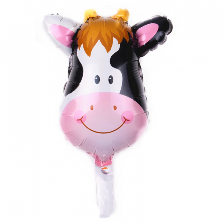 Set 5 Baloane Folie Metalizata, Flippy, Figurine Animale Domestice, 30 cm, Ambalaj Individual, Pai inclus, Umflare cu Aer sau Heliu, Multicolor [4]