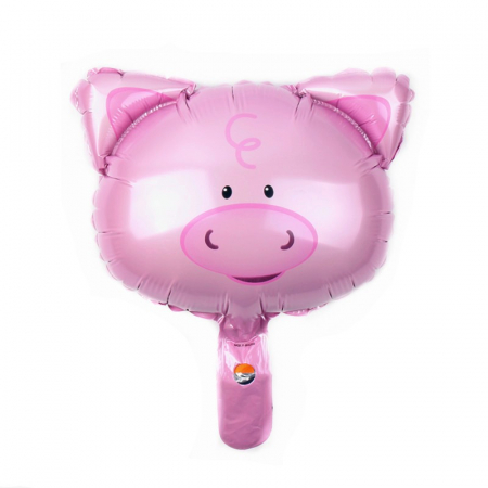 Set 5 Baloane Folie Metalizata, Flippy, Figurine Animale Domestice, 30 cm, Ambalaj Individual, Pai inclus, Umflare cu Aer sau Heliu, Multicolor [3]