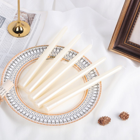 Sub 99 Lei - Lichidare Lumanare pentru Masa, Flippy, 2.2x25 cm, Albe