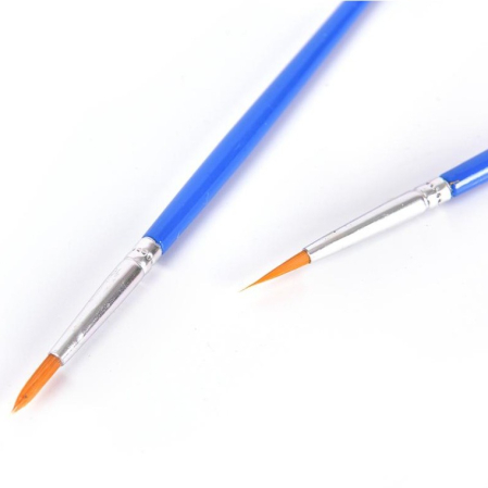 Set 5 Pensule Multifunctionale, Flippy, pentru Pictura pe Fata, Varf Ascutit, 17.5 cm, Albastru [1]