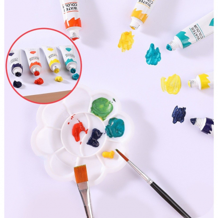 Set 53 Piese pentru Desen si Pictura, Flippy, Tip Servieta, Model Unicorni, 30 x 24 x 5.4 cm, Multicolor [5]