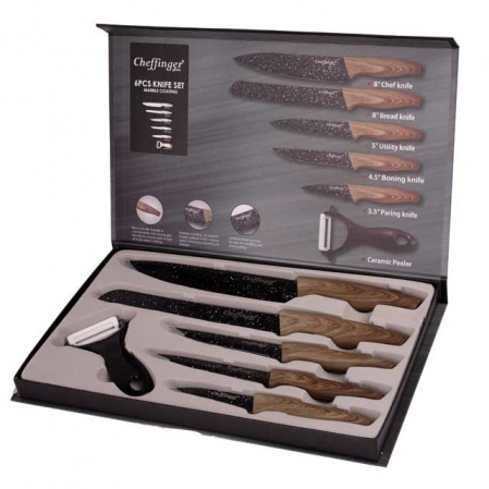 Set 6 cutite acoperire din marmura CF-MB06 [0]