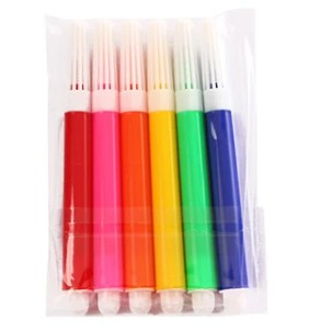 Camere foto pentru copii - Set 6 Markere Colorate, Flippy, pentru Hartie Mini Imprimanta Foto Portabila, Multicolor