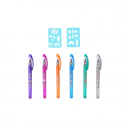 Set 6 pixuri cu gel parfumate pentru tatuaje, Create It!, Multicolor [1]