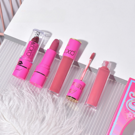 Set 6 Produse de Machiaj, KEVIN &amp; COCO, Pink Bear, 16.2 x 16 x 2.5 cm [4]