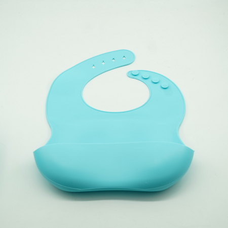 Set 8 piese diversificare bebelusi si copii din silicon Flippy, baveta, farfurie compartimentata cu ventuza, bol cu ventuza, tacamuri din lemn si silicon, cana pentru gustari, fara alergeni, albastru [6]