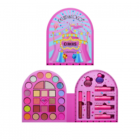 Set 9 Produse de Machiaj, KEVIN &amp; COCO, Arch Circus, 27 culori, 17 x 22.5 x 3.3 cm [9]