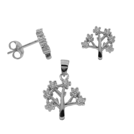 Seturi - Set Argint 925 Copac cu Zirconii