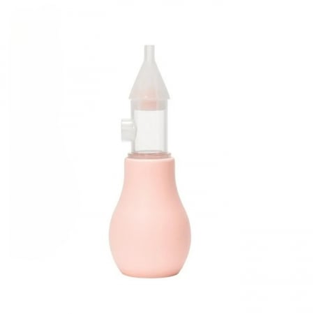 Articole hranire copii - Set Aspirator Nazal pentru Copii, Flippy, Manual, Anti-Reflux, cu Pompita, Usor de Curatat, Varf din Silicon, 11.2x4cm, Roz