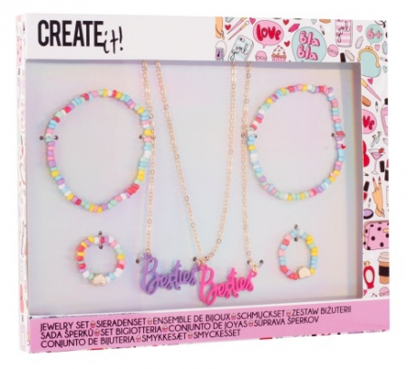 Set bijuterii de fetite cu coliere, cercei si bratari, Create It! [1]