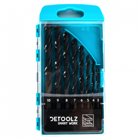 Set burghie Detoolz pentru metal 8 bucati G01 [1]