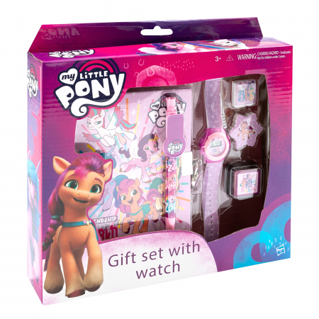 Jucarii, Copii & Bebe - Set cadou cu ceas My Little Pony, Agenda si instrumente, 6 piese