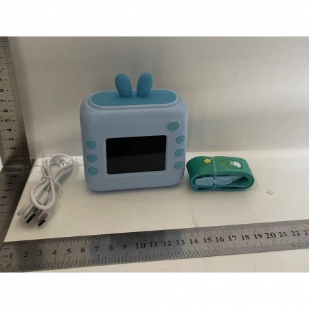 Set Camera Instantanee pentru Copii, Flippy, Ecran HD 2.4'', 24MP, 720P Video, 1200 mAh, cu Functie de Printare Alb-Negru, cablu USB-C, Bluetooth, Compatibil iOS/Android, Imprimare APP, Mode [2]