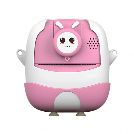 Set Camera Instantanee pentru Copii, Flippy, Ecran HD 2.4'', 24MP, 720P Video, 1200 mAh, cu Functie de Printare Alb-Negru, cablu USB-C, Bluetooth, Compatibil iOS/Android, Imprimare APP, Mode [9]