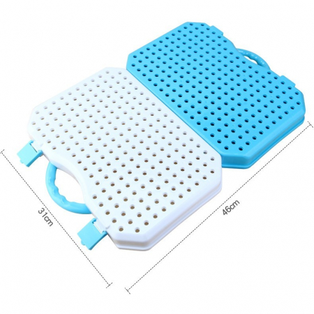 Set Constructie Bormasina Magica cu Servieta, Flippy, 310 Piese, Albastru, Piese Multicolore, Plastic, 31x46 cm [9]