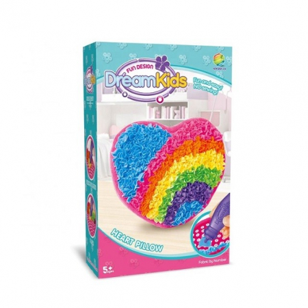 Jucarii, Copii & Bebe - Set creatie perna pentru copii, Dream Kids, Inima
