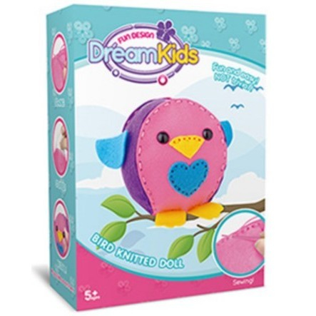 Jucarii, Copii & Bebe - Set creatie perna pentru copii Model 2, Dream Kids, Pasare