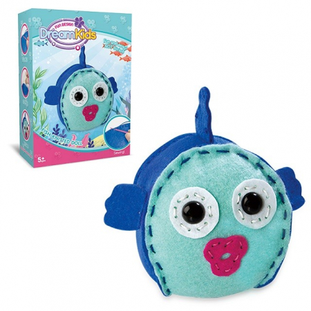 Set creatie perna pentru copii Model 2, Dream Kids, Peste [2]