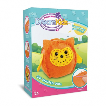 Set creatie perna pentru copii Model 2, Dream Kids, Pisica [4]