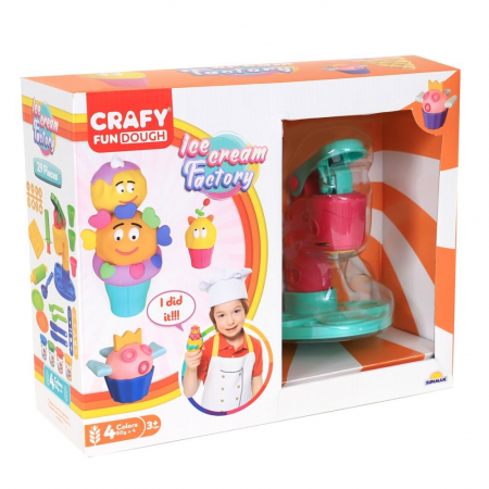 Set creativ de modelare, Crafy, Fabrica de inghetata, 29 piese [1]