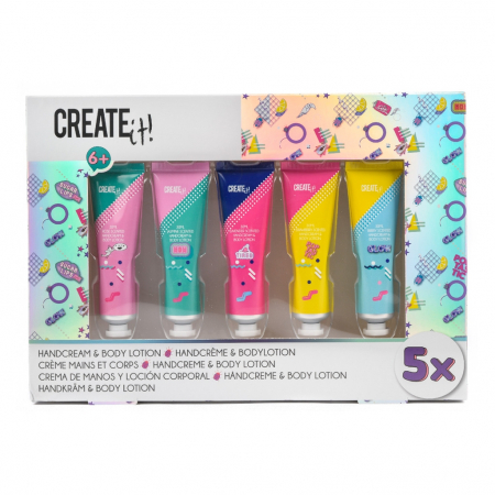 Set crema 2in1 maini si corp pentru fetite Create It! 5 bucati [1]