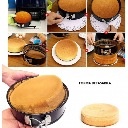 Lichidare Set de 216 Piese de Copt pentru Prajituri, Flippy, 3 Tavi de Copt, Nivelator, Forme Cupcake, Pos pentru Ornat cu 7 Capete, Feliator Tort, din Otel Inoxidabil, Multicolor [5]