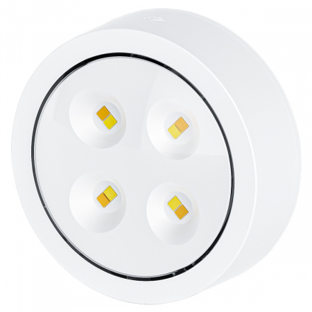 Set de 3 Lampi Led Flippy, Fara Fir, Cu Baterii, 3 Culori de Lumina, cu Telecomanda, din Plastic, Alb [7]
